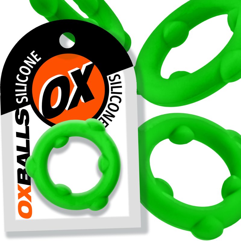 OXBALLS SPINNER single silicone ring FROG-OX-3202-FRG