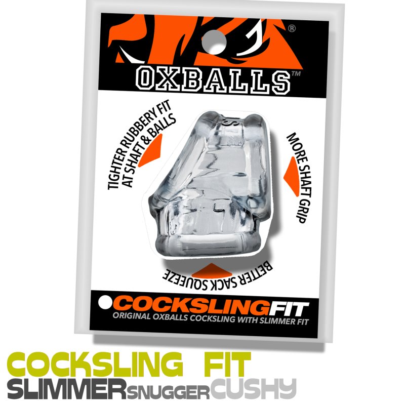 OXBALLS COCKSLING FIT sling CLEAR-OX-3209-CLR