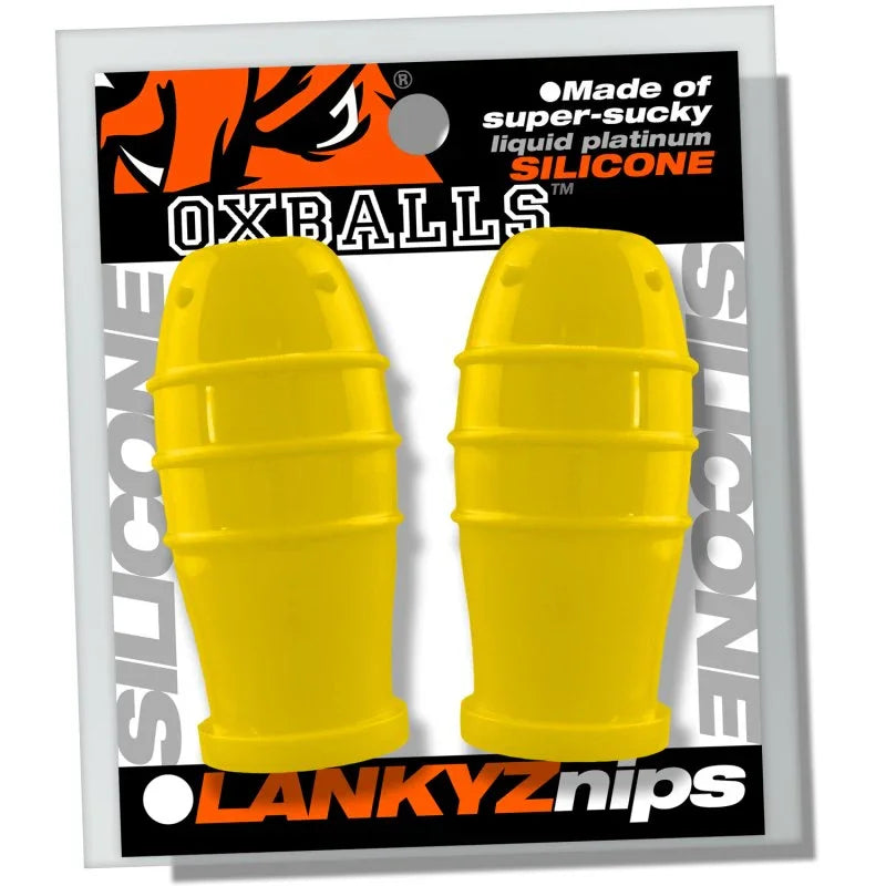 OXBALLS LANKYZ silicone nipsuckers YELLOW-OX-3211-YEL