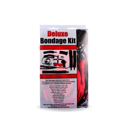 DELUXE BONDAGE KIT - RED - Take A Peek