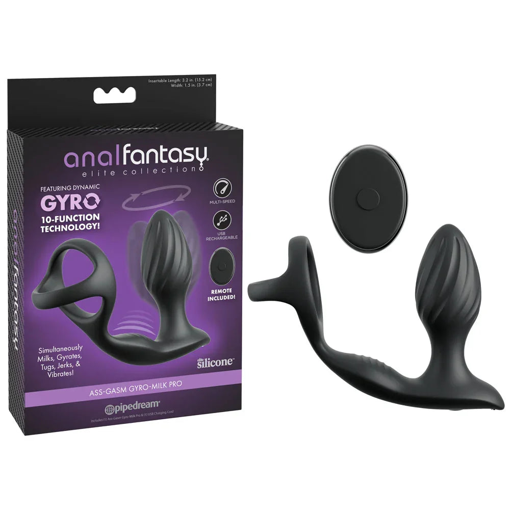 Anal Fantasy Elite Ass-Gasm Gyro-Milk Pro  Take A Peek