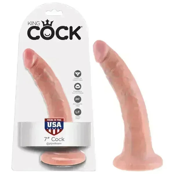King Cock 7'' Cock - 17.8 cm (7'') Dong - Take A Peek