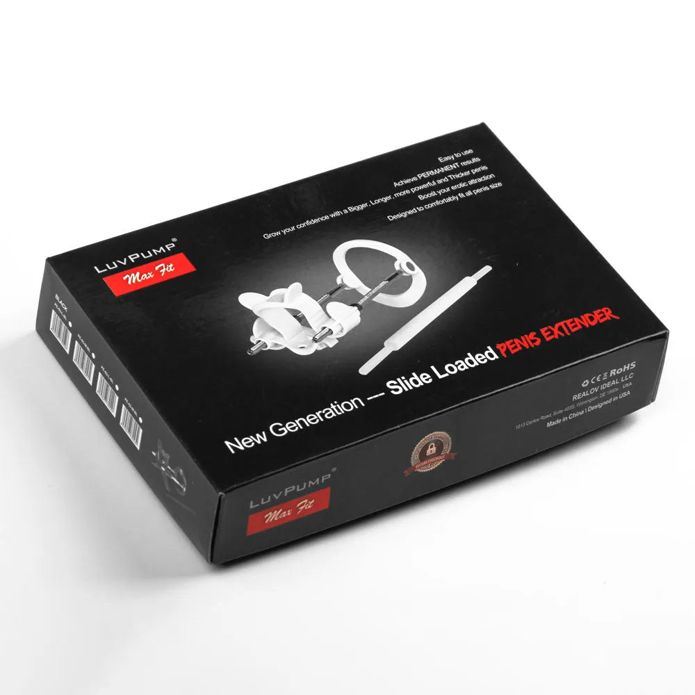 LuvPump Max Fit Hybrid Penis Extender - - Penis Extender Kit - Take A Peek