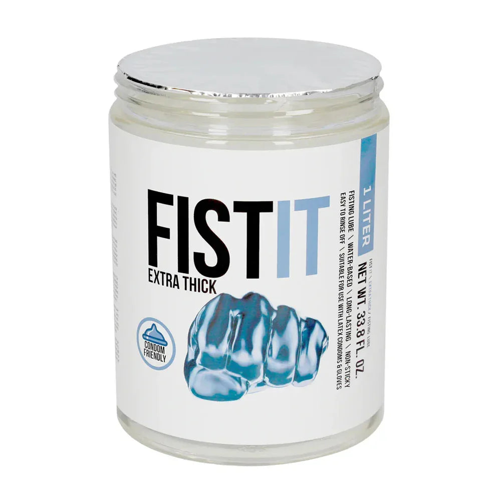 Pharmquests Fist-It Extra Thick - Thick Water Based Lubricant - 1000 ml Tub - Take A Peek