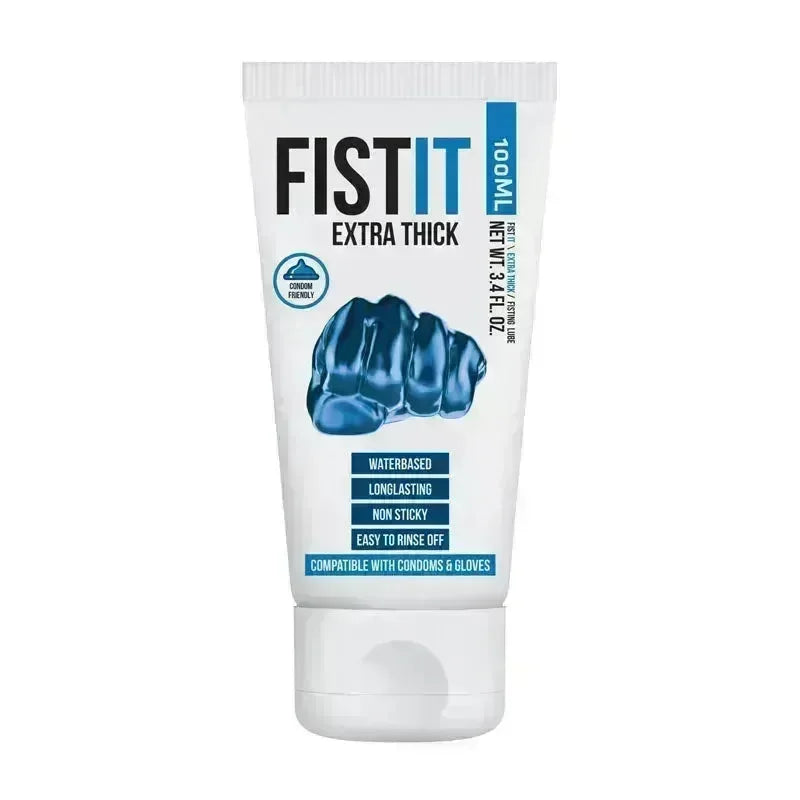 PHARMQUESTS Fist-It Extra Thick - 100ml - Thick Water Based Lubricant - 100 ml Tube - Take A Peek