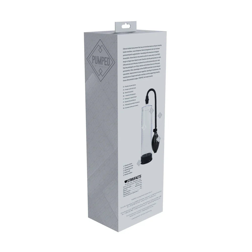 PUMPED Basic Pump 1 - Transparent - Penis Pump - Take A Peek