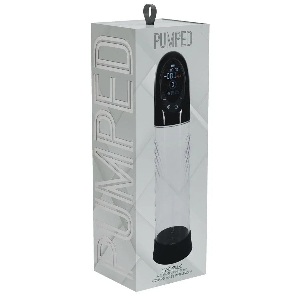 PUMPED CyberPulse Automatic Penis Pump - - /Clear USB Rechargeable Auto Penis Pump - Take A Peek