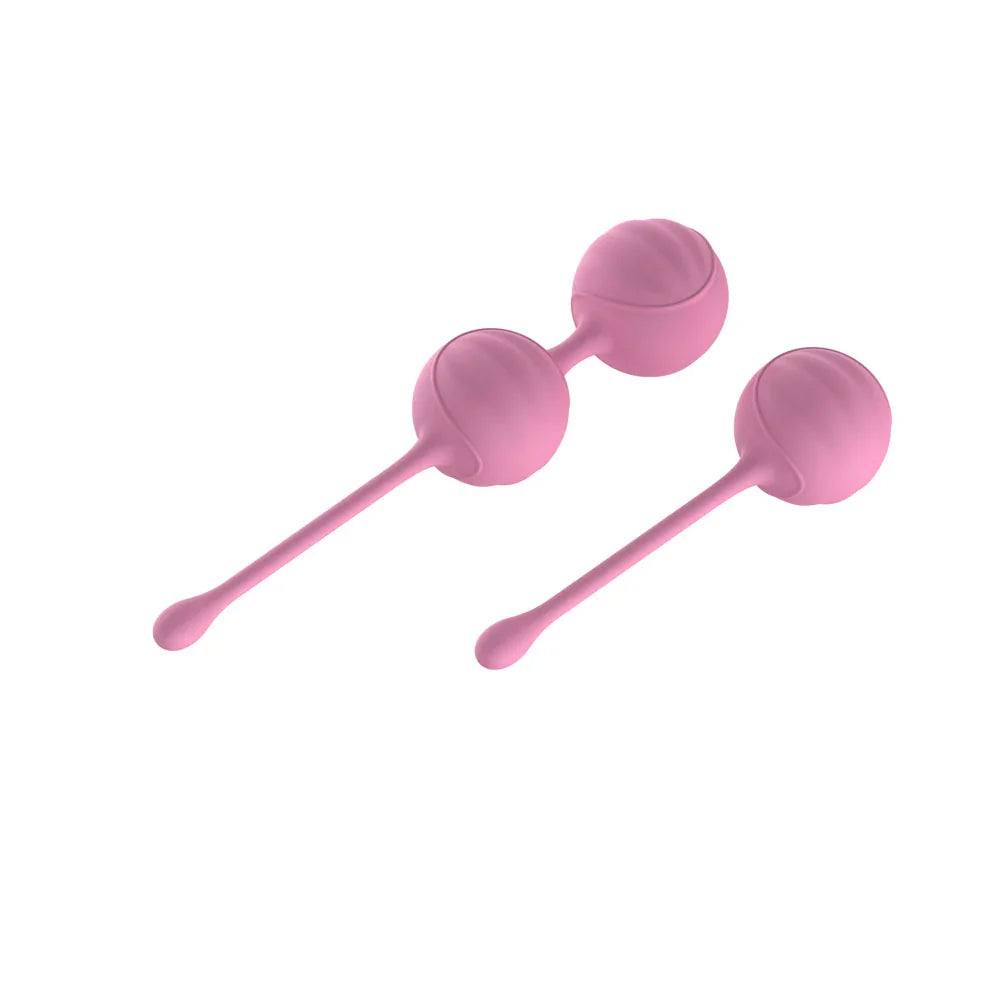 Passion Play Silicone Kegel Ball Set - Kegel Balls - Set of 2 Items - Take A Peek