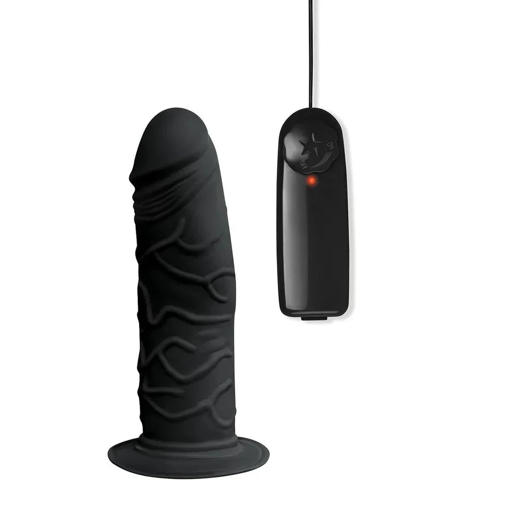 Whipsmart Inflatable Vibrating Love Seat - Black Inflatable Cushion with 6'' Vibrating Dong