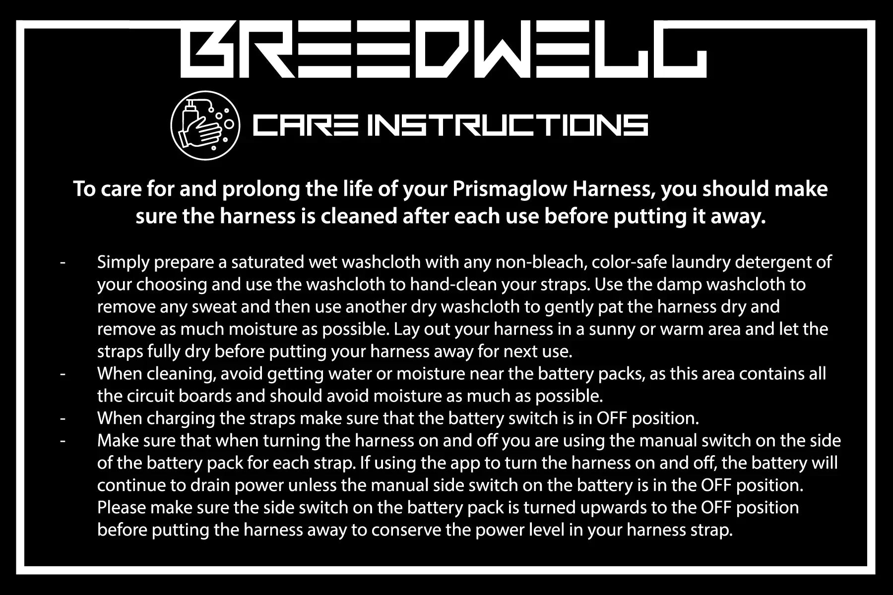 PRISMAGLOW CHEST HARNESS - Take A Peek