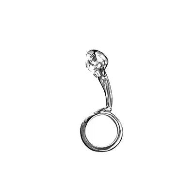 Stainless Steel Anal Probe Pull Ring - Take A Peek