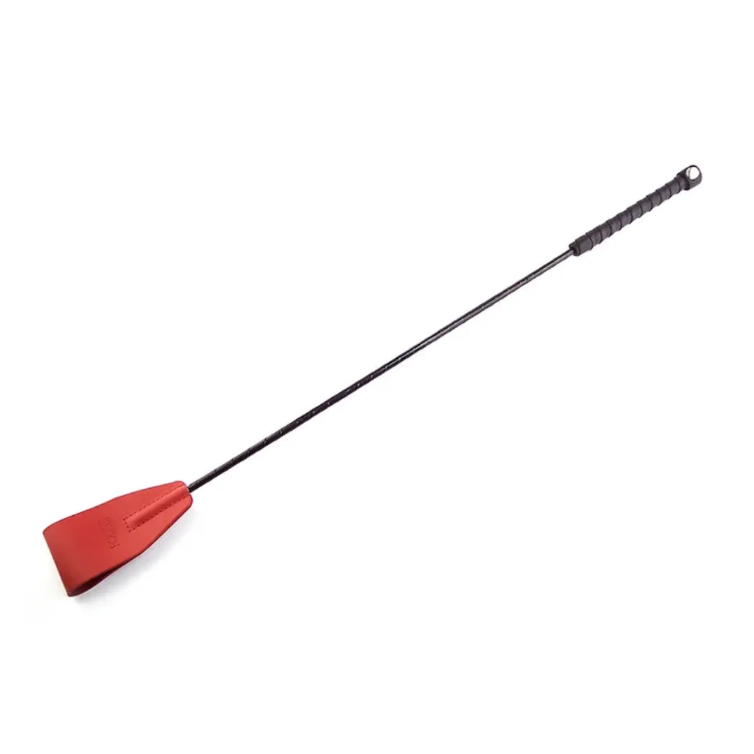 LEATHER RIDING CROP RED - Take A Peek
