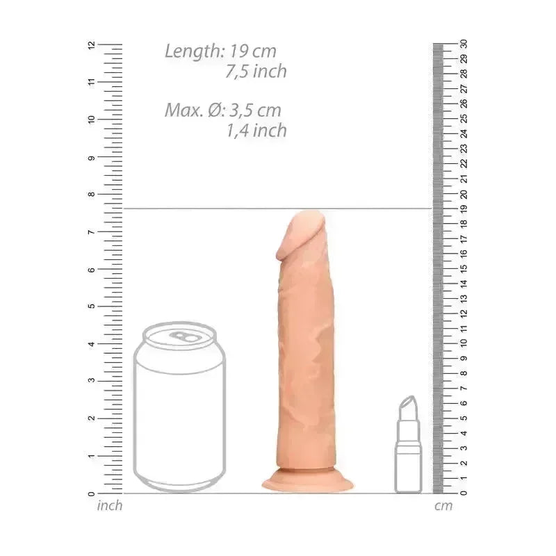 REALROCK 7'' Realistic Dildo - 17.8 cm Dong - Take A Peek