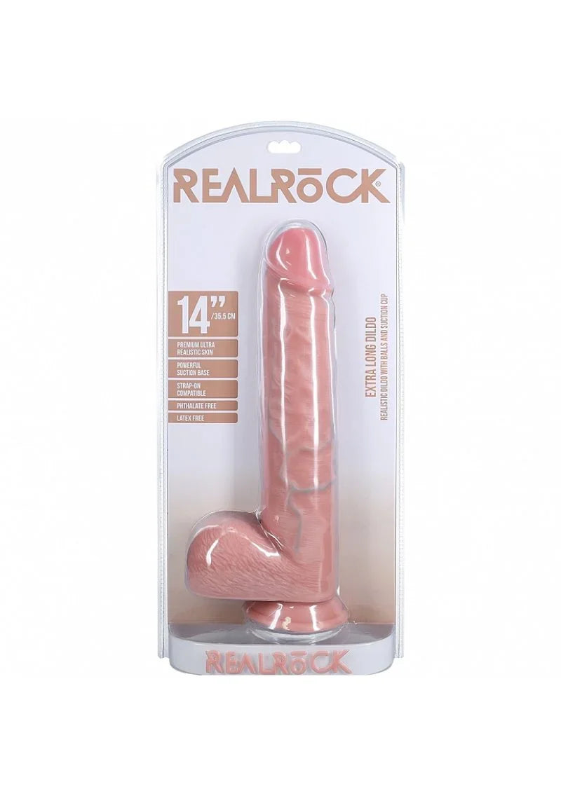 RealRock- Extra Long with Balls 14" Inches-REA164FLE