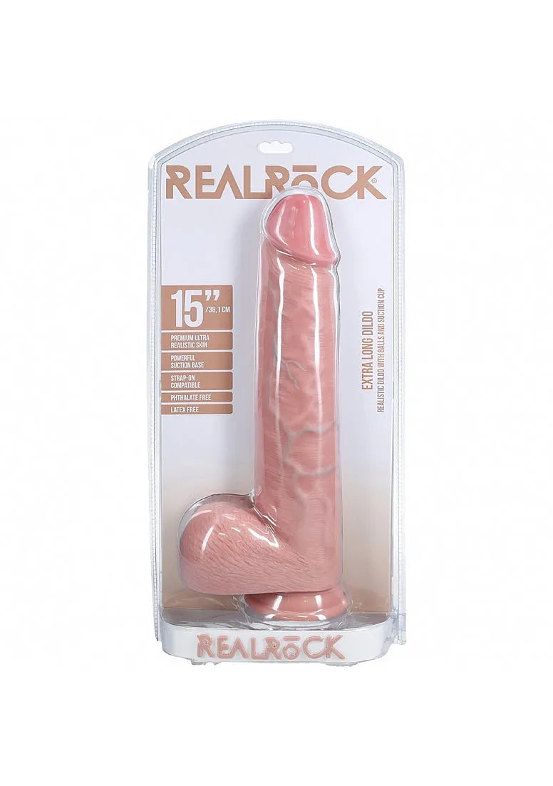 RealRock- Extra Long with Balls 15" Inches - Take A Peek