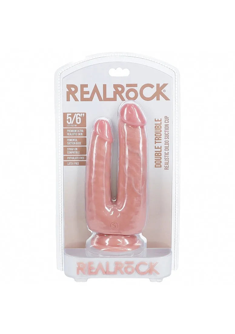 RealRock- Double Trouble 5"/6" Inches - Take A Peek