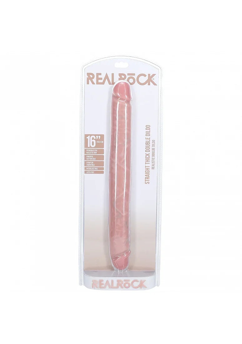RealRock- Thick Double Ended Dong 16" Inches-REA186FLE
