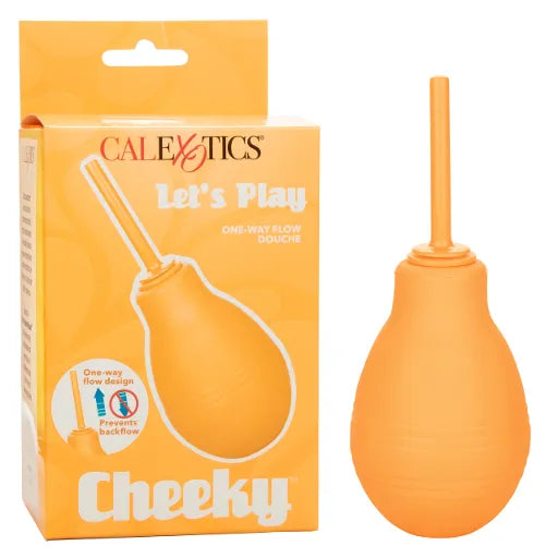 Cheeky™ One-Way Flow Douche - Orange - Take A Peek