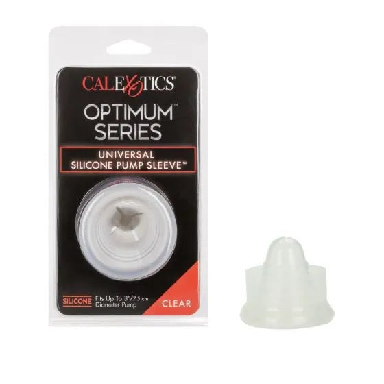 Optimum Series Universal Silicone Pump Sleeve - Clear - Take A Peek