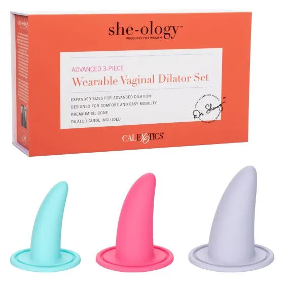 She-ology Advanced 3-Piece Wearable Vaginal Dilator Set - Take A Peek