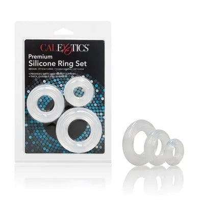 Premium Silicone Ring - Set Clear - Take A Peek