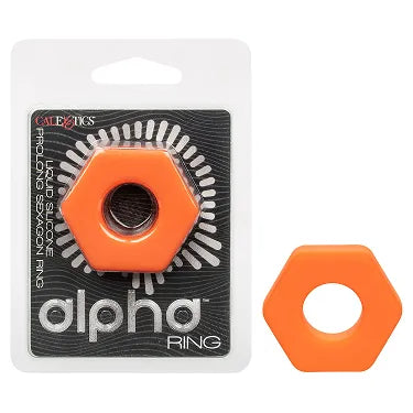Alpha Liquid Silicone Prolong Sexagon Ring - Take A Peek
