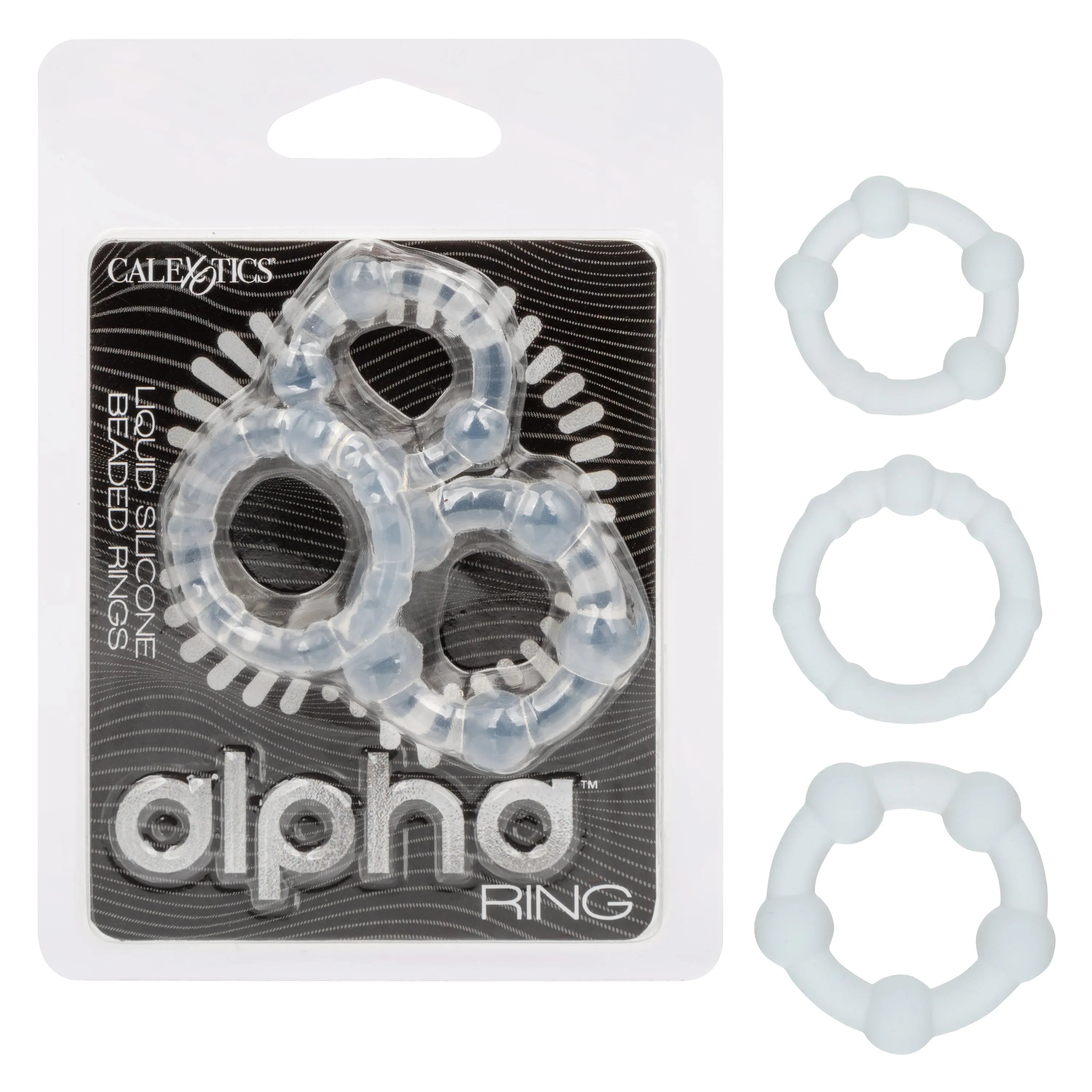 ALPHA LIQUID SILICONE BEADED RINGS - Take A Peek