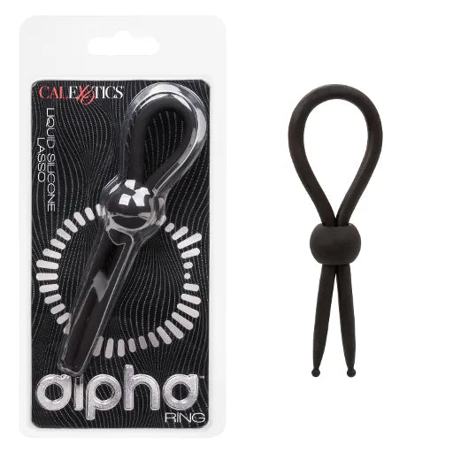 Alpha Liquid Silicone Lasso - Black - Take A Peek