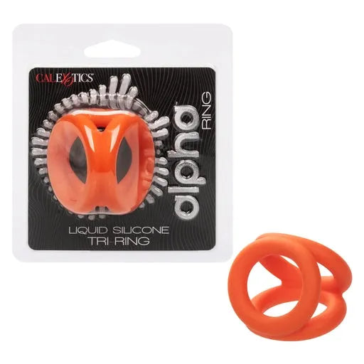 Alpha Liquid Silicone Tri-Ring - Take A Peek
