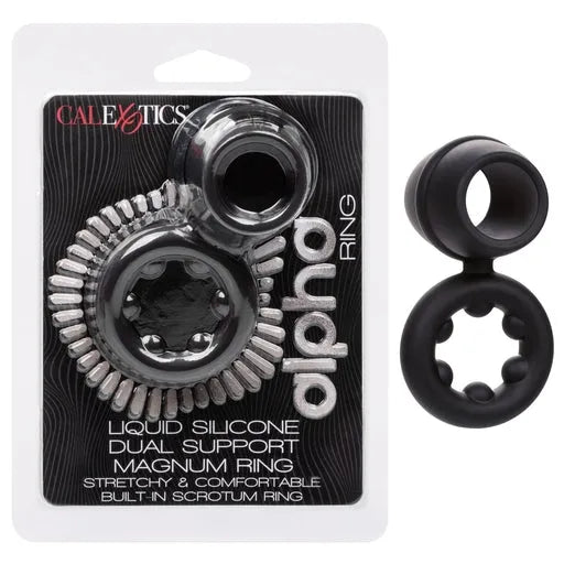Alpha Liquid Silicone Dual Magnum Ring - Take A Peek