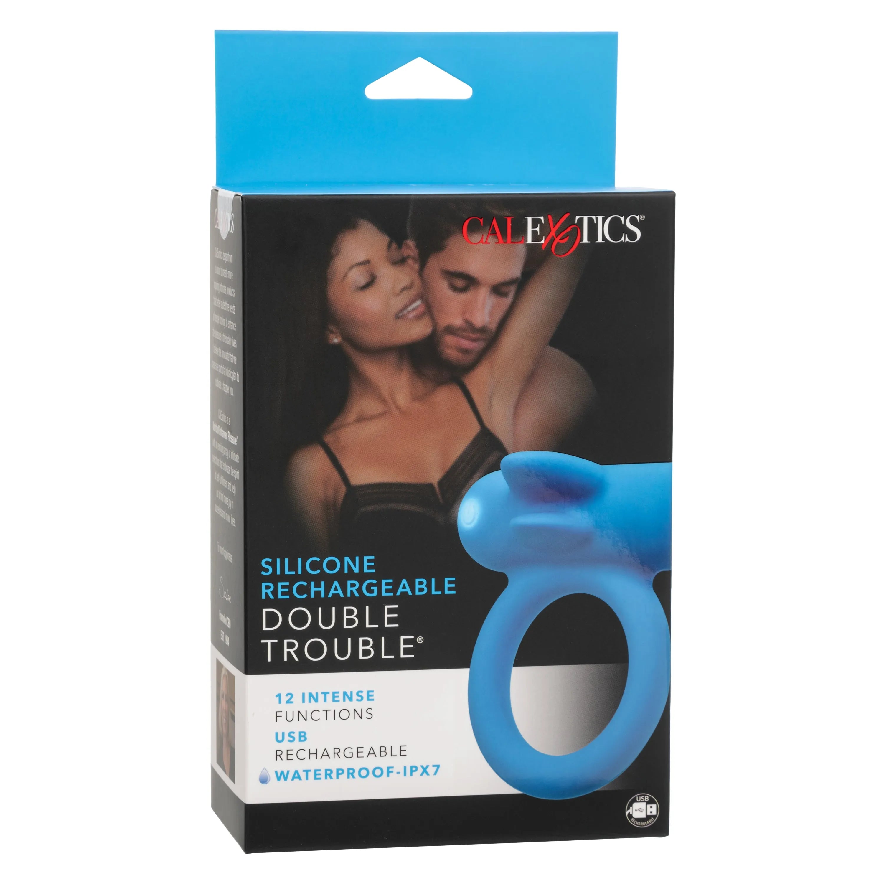 Silicone Rechargeable Double Trouble® - Take A Peek