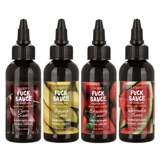 Fuck Sauce Flavored Water-Based Personal Lubricant Variety Pack - Take A Peek