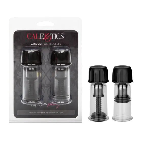 Nipple Play Vacuum Twst Suckers Black - Take A Peek