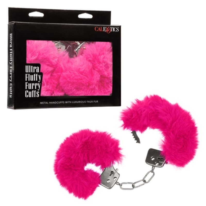 Ultra Fluffy Furry Cuffs - Pink-SE-2651-55-3