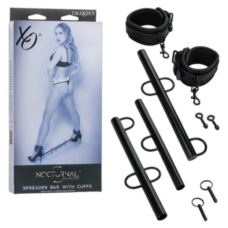Nocturnal� Collection Spreader Bar with Cuffs-SE-2678-24-3