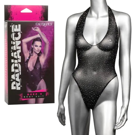 Radiance Deep V Body Suit - Take A Peek