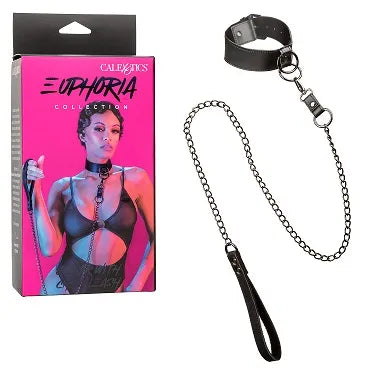 Euphoria Collection Collar With Chain Leash - Take A Peek