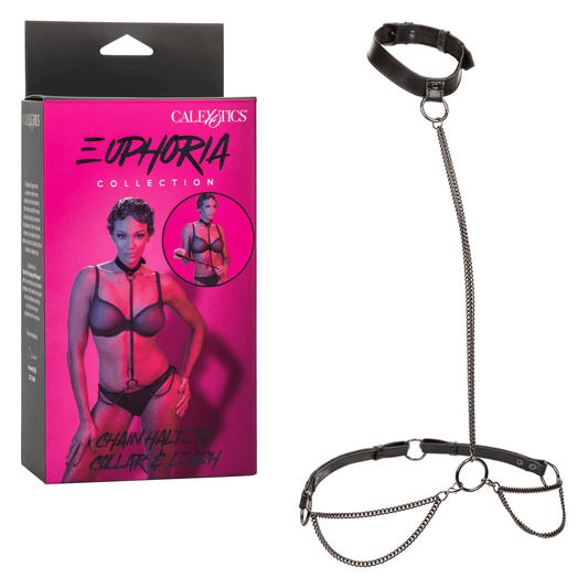Euphoria Collection Chain Halter/Collar & Leash - Take A Peek