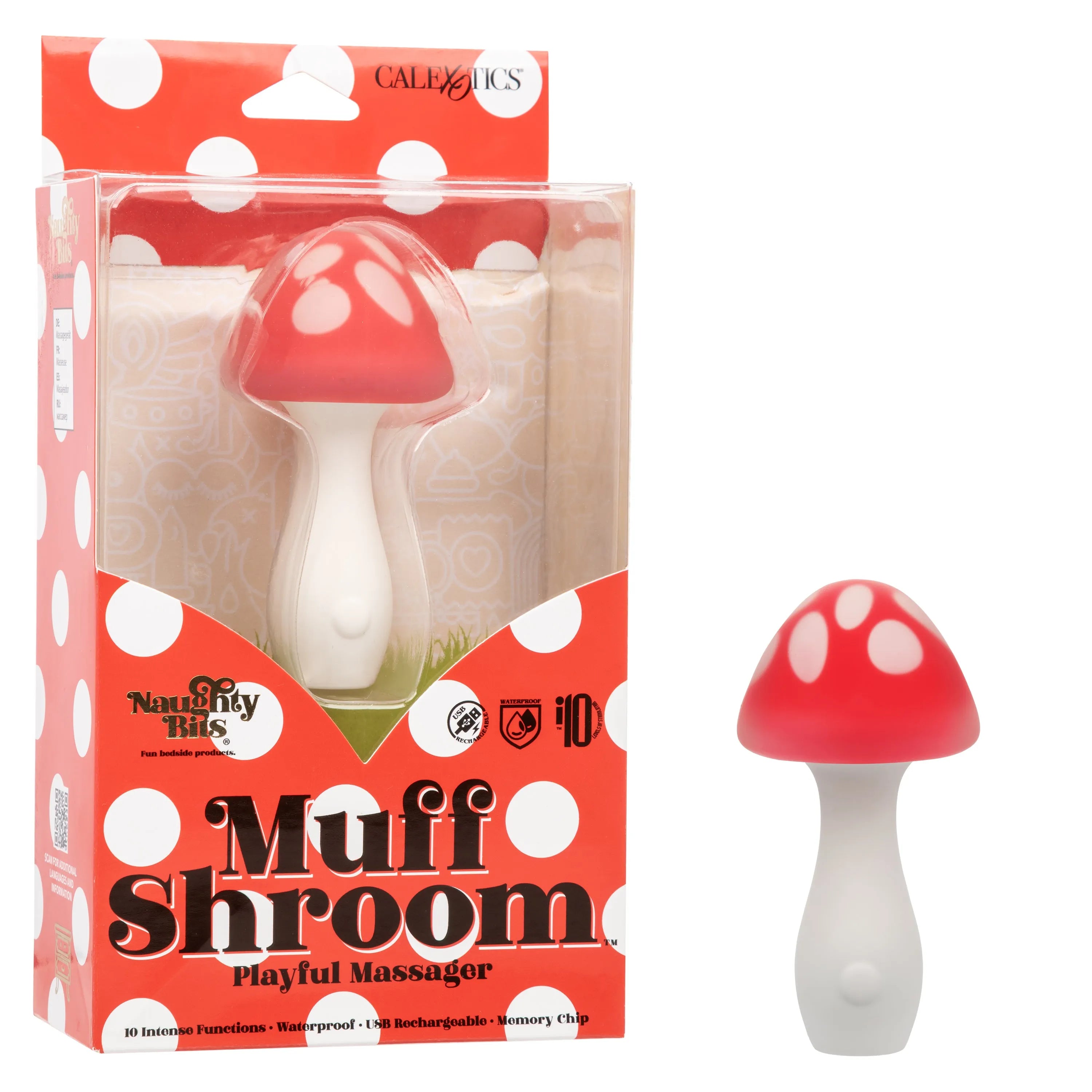Naughty Bits® Muff Shroom™ Playful Massager - Take A Peek