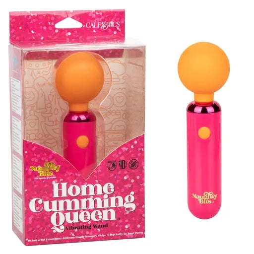 Naughty Bits Home Cumming Queen Vibrating Wand - Take A Peek