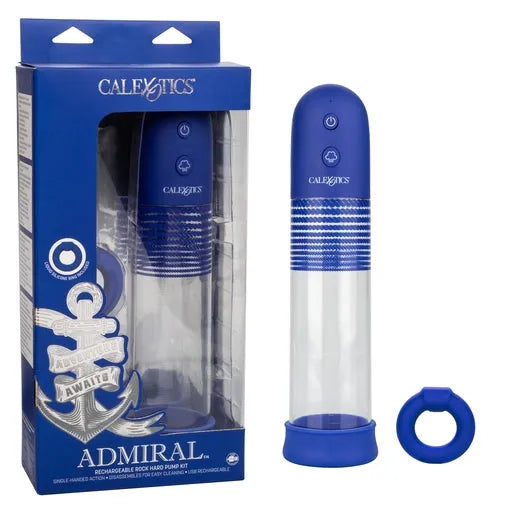 Admiral Rechargeable Rock Hard Pump Kit - Take A Peek