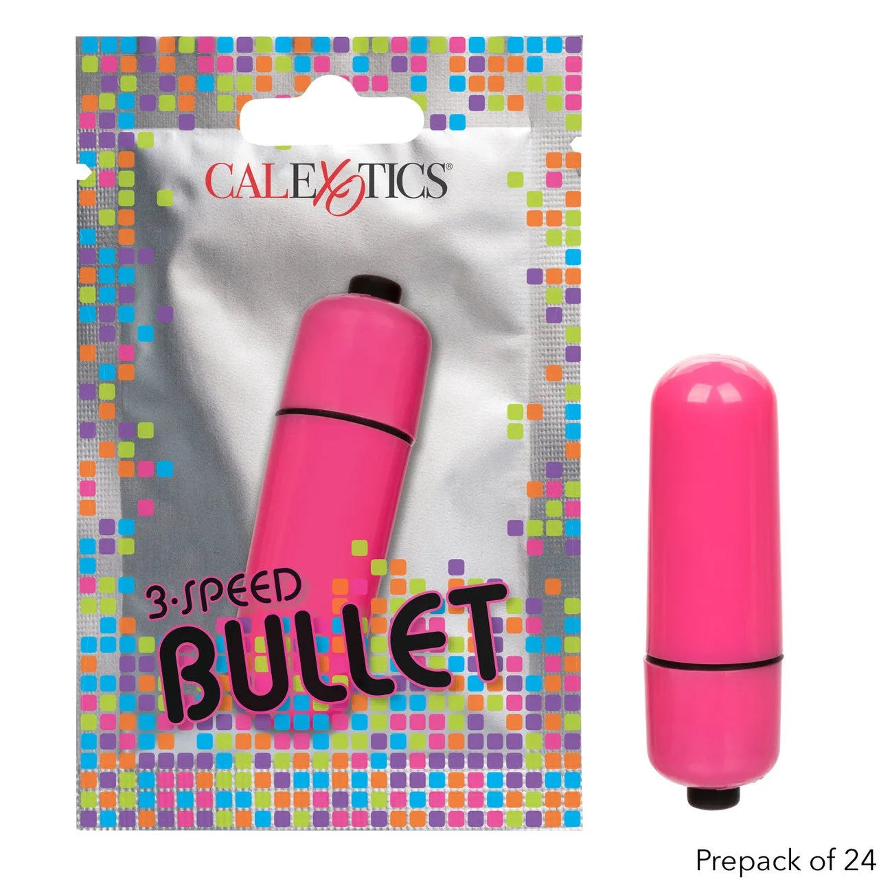 Foil Pack 3-Speed Bullet - Pink (Prepack of 24) - Take A Peek
