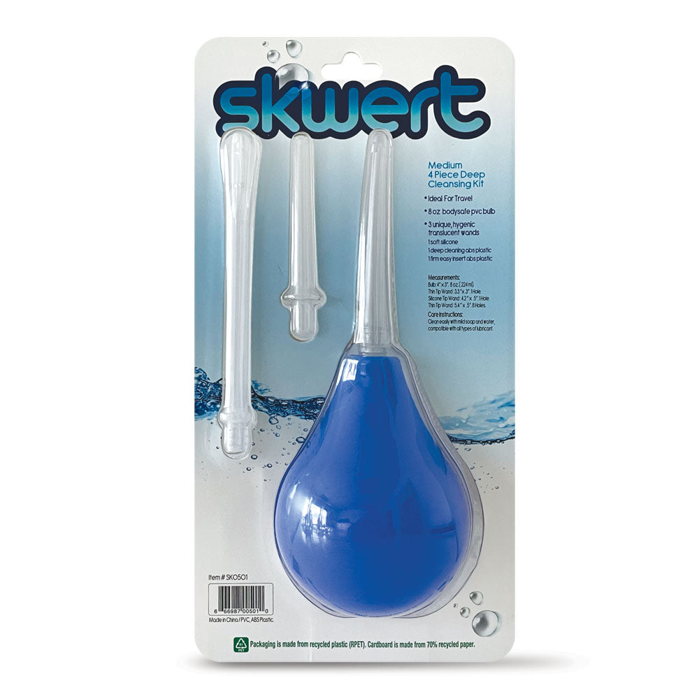 Skwert Medium 8 oz Douche Kit - 240 ml Unisex Douche Kit - Take A Peek