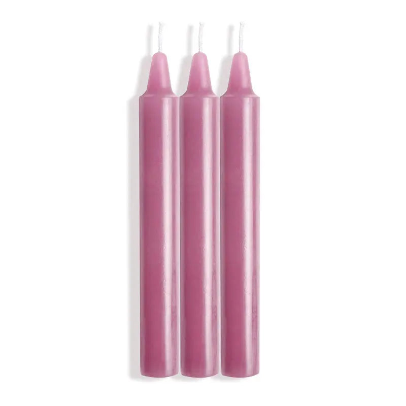 LaCire Drip Pillar Candles - Violet - Take A Peek