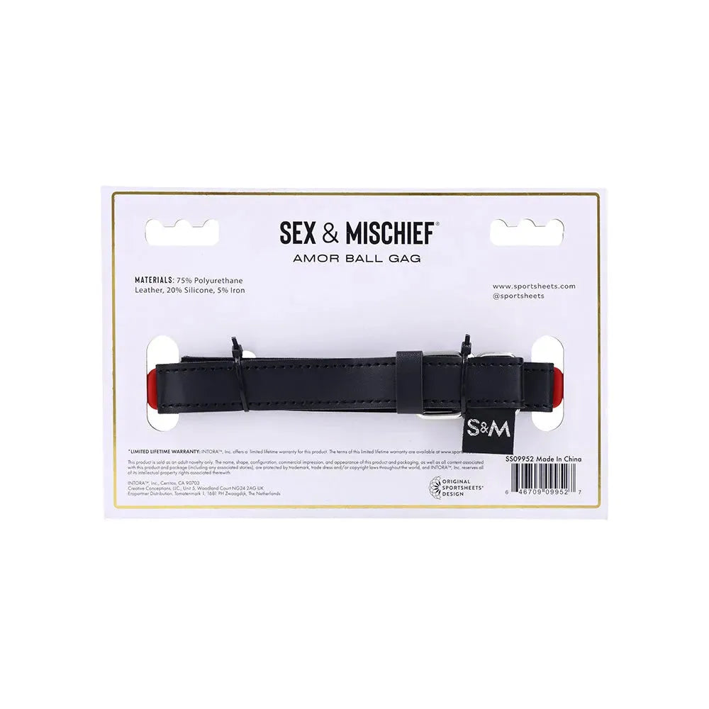 Sex & Mischief Amor Ball Gag - Take A Peek