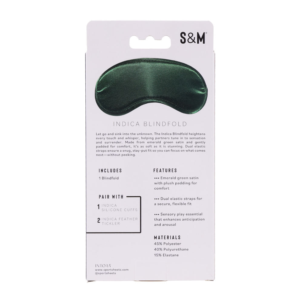 Sex & Mischief Indica Blindfold - Eye Mask - Take A Peek