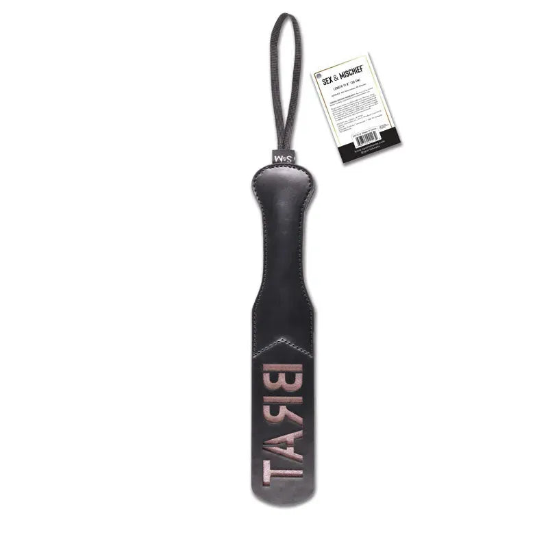 Sex & Mischief Brat Paddle - Take A Peek