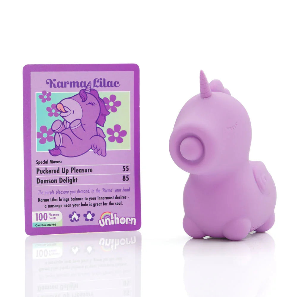 Unihorn - Karma Lilac - Lilac USB Rechargeable Flicking Stimulator - Take A Peek