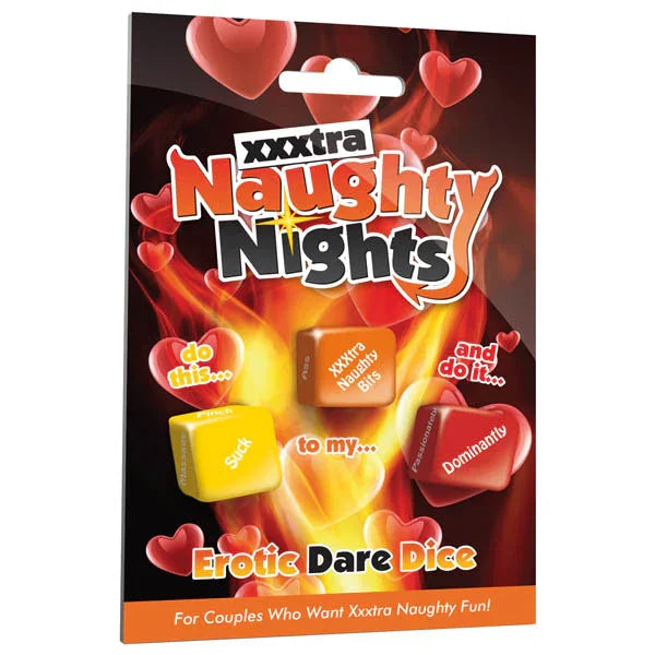 Naughty Nights Erotic Dare Dice - Lovers Dice Game - Take A Peek