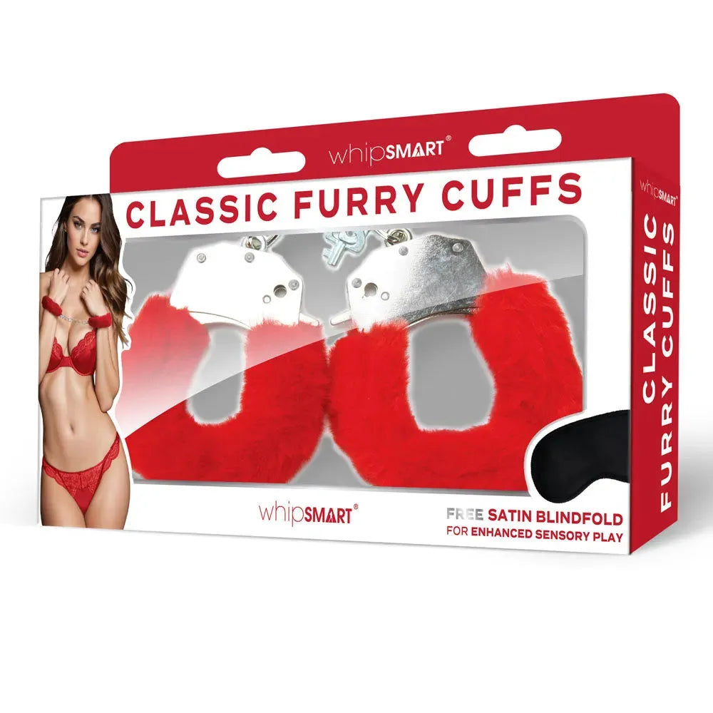 WhipSmart Classic Furry Cuffs - - Take A Peek